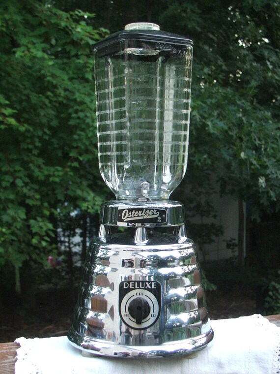 Vintage Oster Chrome Beehive Blender Model 403
