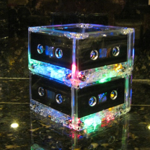 Colorful Party Light Mixtape Cassette Tape Night Light Lamp Centerpiece Multi color Il_570xn