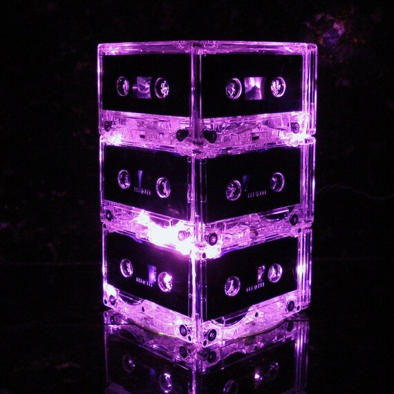 Pink Punk Rock Wedding or Party Table Lighted Centerpiece for Music Retro Rock n Roll 80s 90s theme wedding Il_570xn
