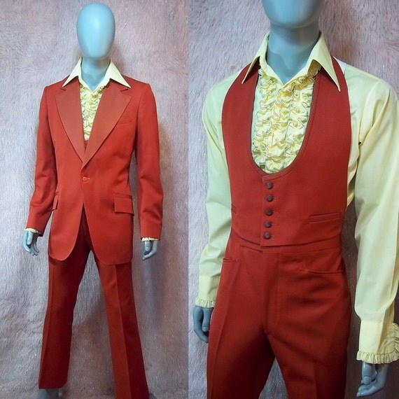 Items similar to RESERVED for Pwbrown18 Vintage 70s Prom Tux Complete 6 ...