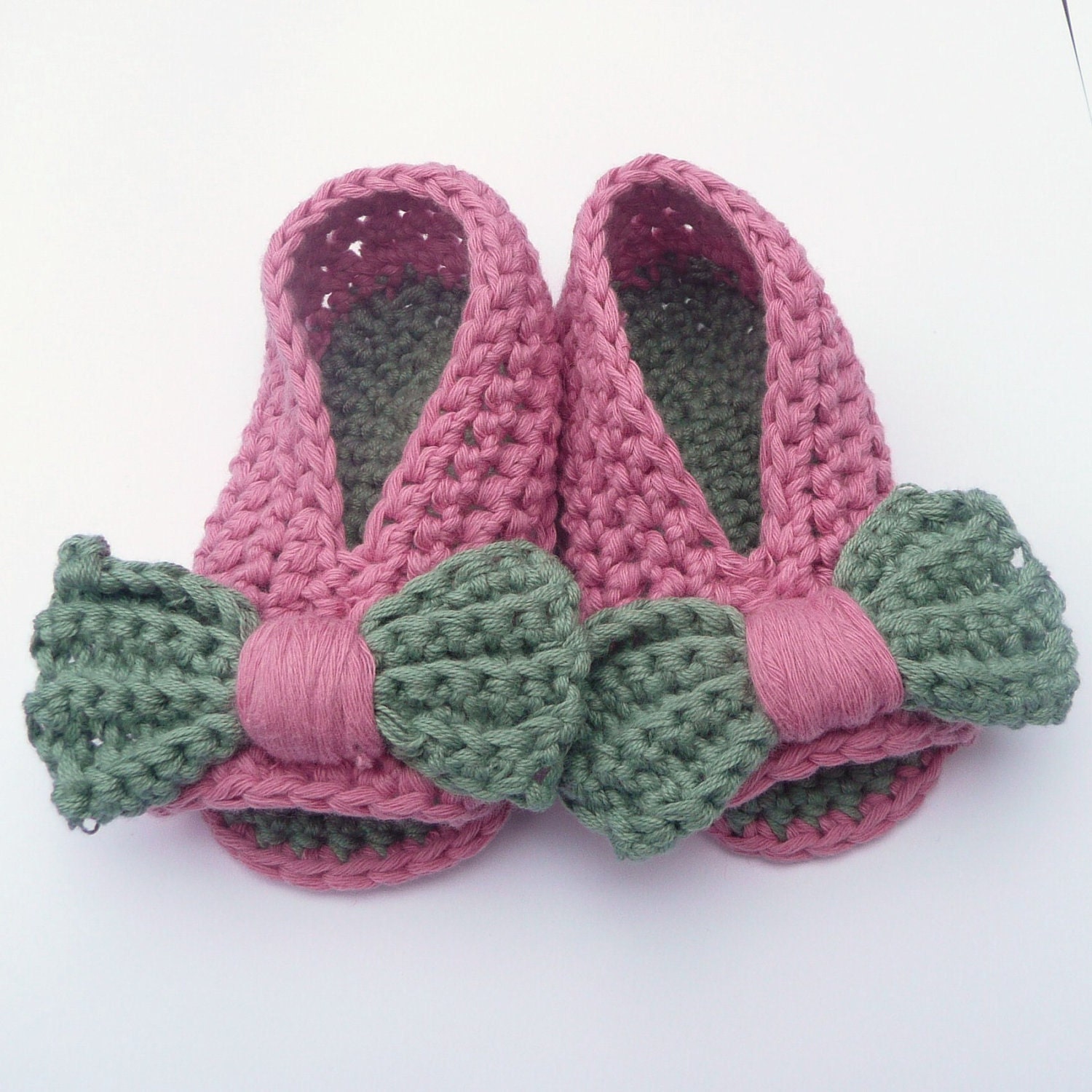 Crochet PATTERN BABY Shoes Booties Baby Bow Peeptoe SANDALS