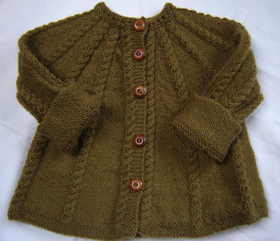 baby sweater knit wool olive green size 3m baby sweater knit wool olive green size 3m
