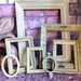 Distressed Vintage Frame Set Green Shabby Chic Upcycled Painted Wedding Beach Decor