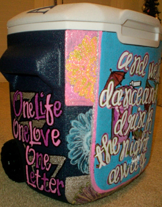 Items similar to Custom Tailgating Coolers on Etsy