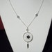 Snowflake Obsidian Swirl Native American Inspired Dreamcatcher Necklace: 15% OFF Coupon Code - BACKTOSCHOOL