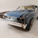 1966 Chevrolet Malibu 1/24 scale model car in blue