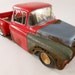 1950s Chevy truck 1/24 scale model car in red