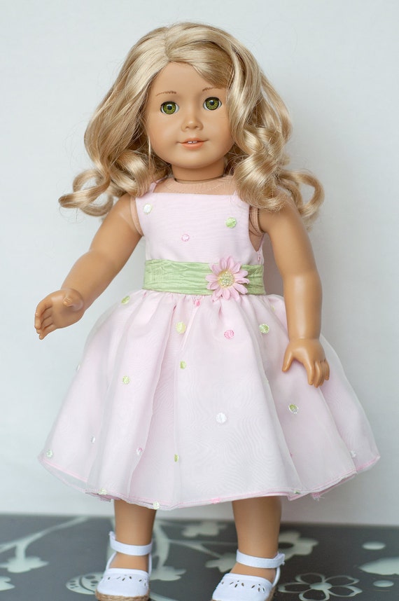 18 inch Doll Clothes: Pretty in Pink Party Dress Shrug and