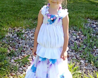 Gloria's Maxi Skirt PDF Pattern sizes 6-12 months to 8