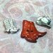 Western Embellishments Button Boots Hat Cowboy