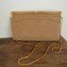 Vintage Ostrich Leather Shoulder Hand Bag