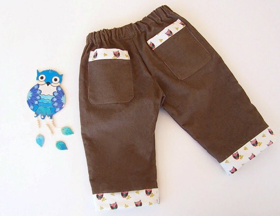 Baby boy  PANTS Girl pattern sewing Boy simple pants Pdf  baby  Easy pattern sewing, OWL Pants