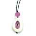 Nursing Necklace - Non Toxic Resin Breastfeeding Necklace - Pink and White