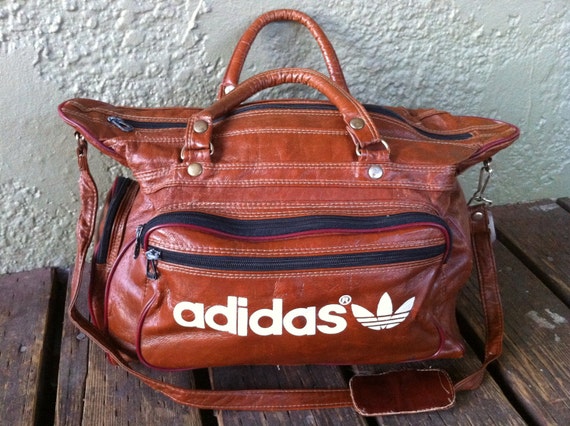 Vintage ADIDAS satchel tote gym bag purse