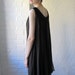 Silk chiffon dress . beaded trapeze dress . 1960s cocktail dress