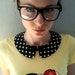 Black and White Polka Dot Handmade Detachable Collar Necklace Decorative Fastening Peter Pan On Trend Must Have Accessory Col Claudine