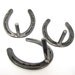 3 Recycled Horse Shoe hooks