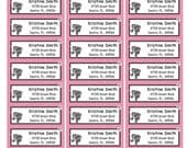 Return Address Labels in DIY printable Barbie Silhouette Il_170x135