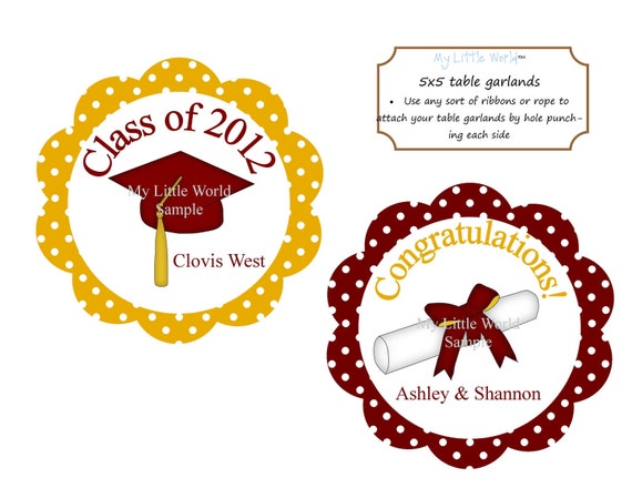 graduation party package diy printable by tres chic party designs ...