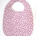 30% OFF Sale! Toddler Bib - Drool Bib - Baby Bib - Purple Rabbits