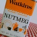 Vintage Watkins Nutmeg Spice Tin