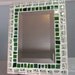 Mosaic Mirror Stained Glass Ivy Border Tiles - Beveled Edge Mirror