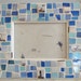 HAND MADE Nautical Mosaic Frame - Stained Glass and China Tiles