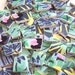 Broken China Mosaic Tiles Recycled Plates Tropical KEY LARGO