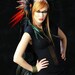 Feather Headdress - The Flame Feather Headdress- HELD for LadyLuna666