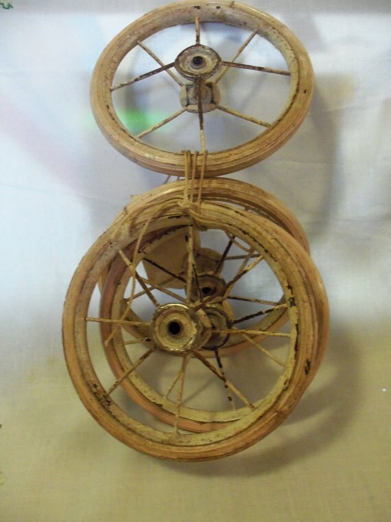 Set of Four Vintage Rubber Baby Buggy Bumpers or by SusOriginals