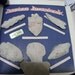Six Antique Native American Arrowheads in 1950s Souvenir Sales Box Only 14 USD