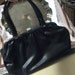 1960s Vintage Mad Men Navy Blue Hand Bag Purse with Brass Flip Top Closure and Taupe Taffeta Lining Only 6USD