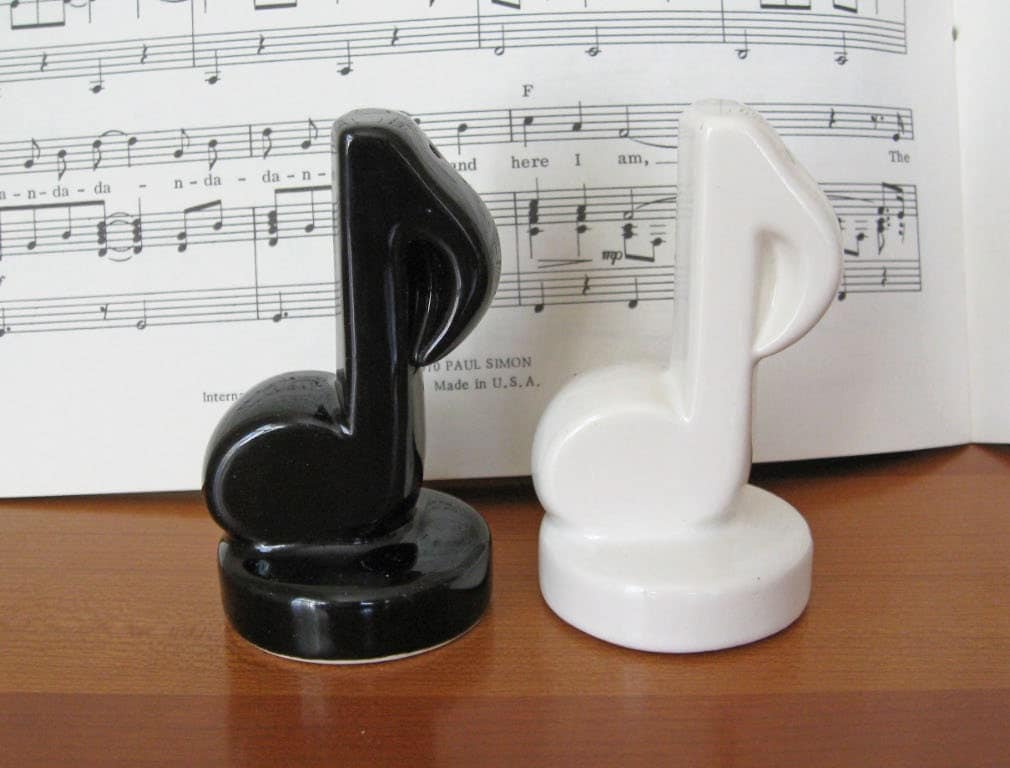 Music Notes Salt & Pepper Shakers