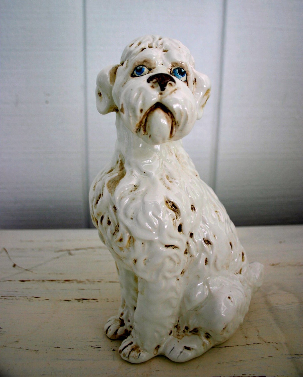 ceramic poodle figurines