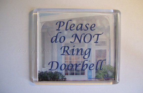 Please Do Not Ring Doorbell Sign