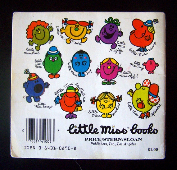 Vintage Little Miss & Mr. Men Book Bundle Little Miss