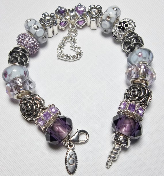 Authentic PANDORA Bracelet Designed with European Beads and