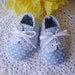 Baby Boy Quilted Oxfords in Blue, 6 to 9 Months