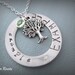 Tree of life necklace - mothers necklace - personalized for you with swarovski crystal birthstone