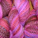 Hand Spun, Hand Dyed Superwash Merino Wool Yarn, Sock Weight