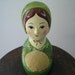 Lady Pincushion Button Bank