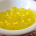 Yellow Preciosa Czech Pressed Glass Rings 9.5 mm x 3.5 mm - "Little Lemon Donuts"