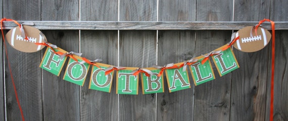 Football Banner Tailgate Birthday Party by melizabethdesign