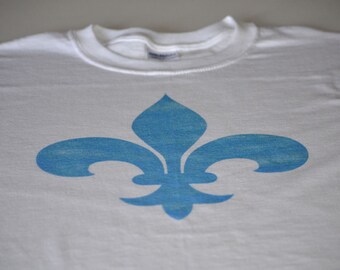 French T-shirt for Men Women and Kids Vintage Francais Fleur des lis Haut vêtements Hommes Femmes Les Enfants French Symbol Flower Sigil