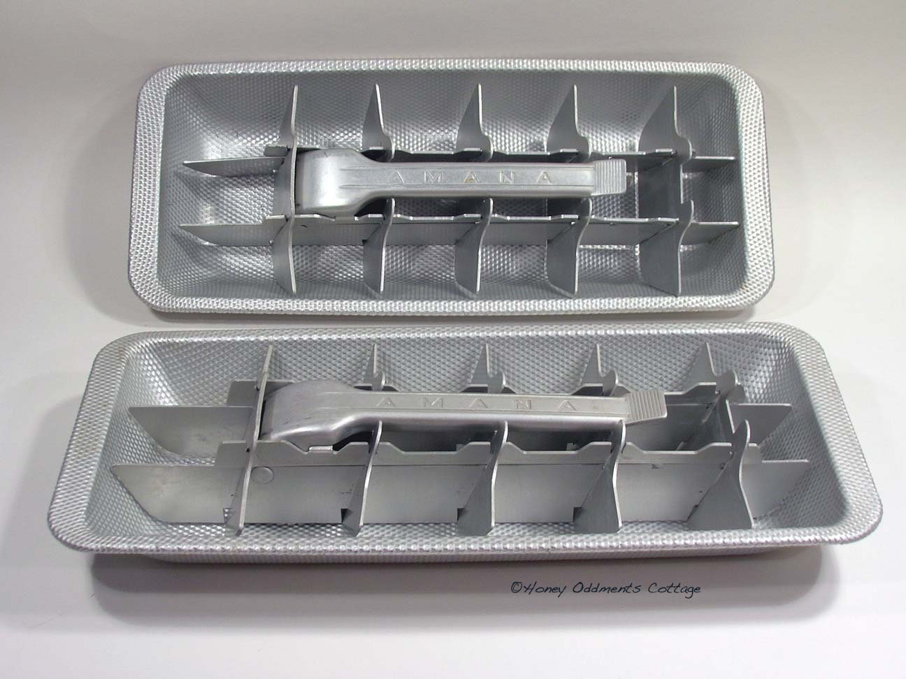 Vintage Amana Aluminum Ice Cube Trays