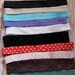 Fold Over Elastic Starter Set of 10 ready to wear headbands, all sizes.