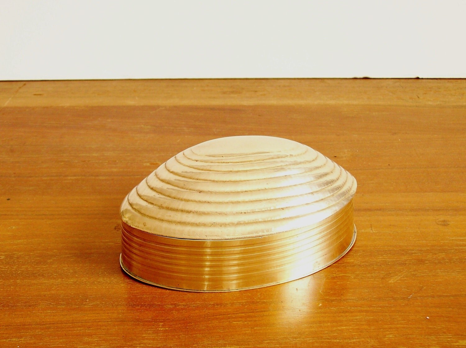 Brass Clam Shell Trinket Box