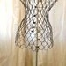 Absolutely Fabulous Vintage Wire Mesh Dress Form Mannequin