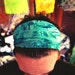 Blue Batik Headband