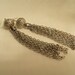 Sale- Chic Women's Long Tassel Silver Chain & Sterling Silver (925) Dangle Earrings- Birthday Gift for Her Teen Mom Mother. Women's Jewelry